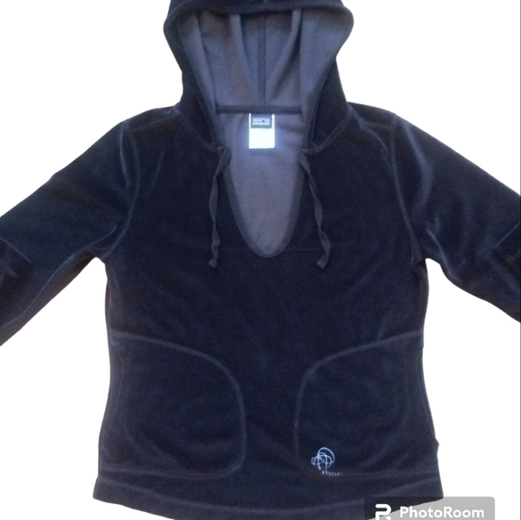 Patagonia velvet black hoodie women small - Picture 3 of 7